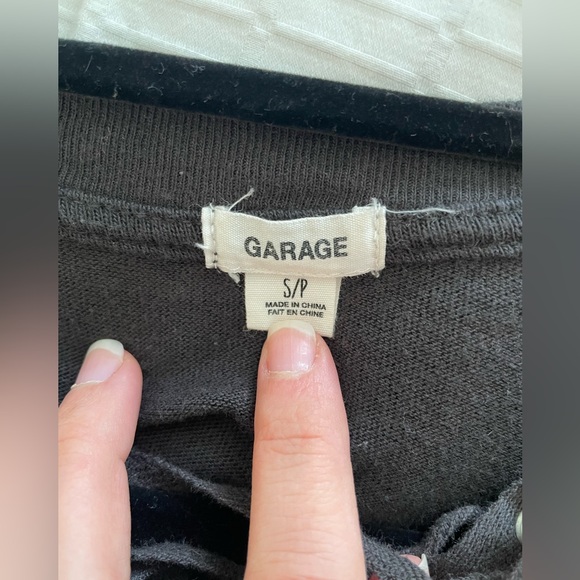 Garage T-Shirt Lace-Up Graphic Band Tee - Picture 5 of 7